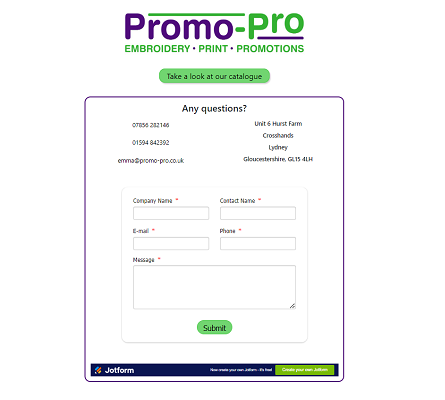 Promo-Pro LTD website